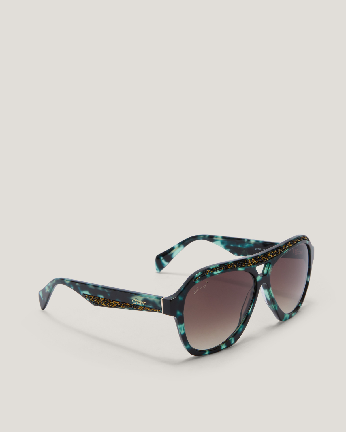 Green Tortoiseshell Sunglasses | Sunglasses, Ricercabili, Fall Winter 2025 | Genny