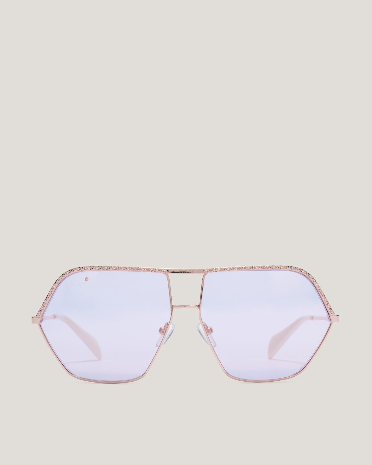 Aviator sunglasses with glitter frame | Sunglasses, Ricercabili | Genny