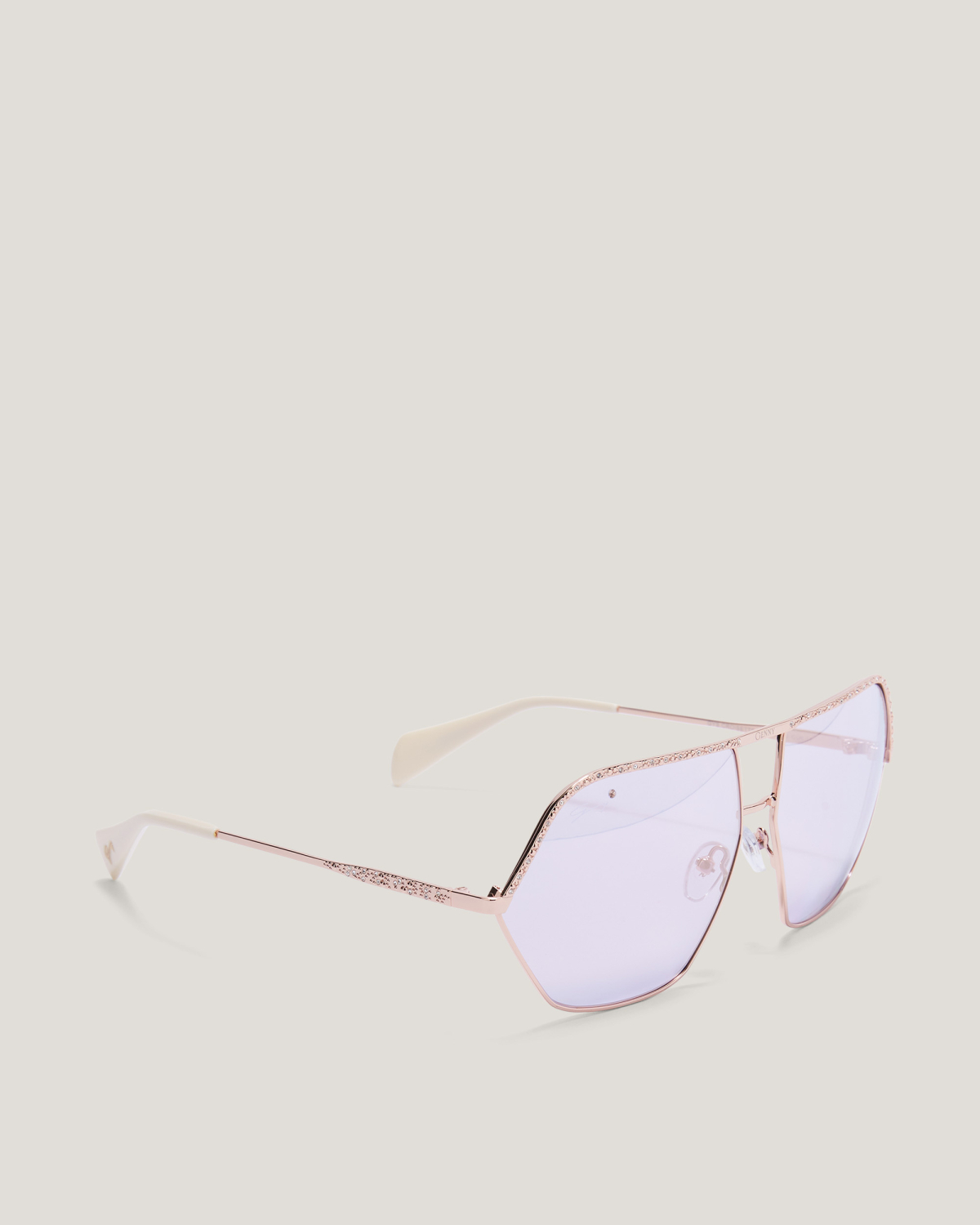 Aviator sunglasses with glitter frame | Sunglasses, Ricercabili | Genny