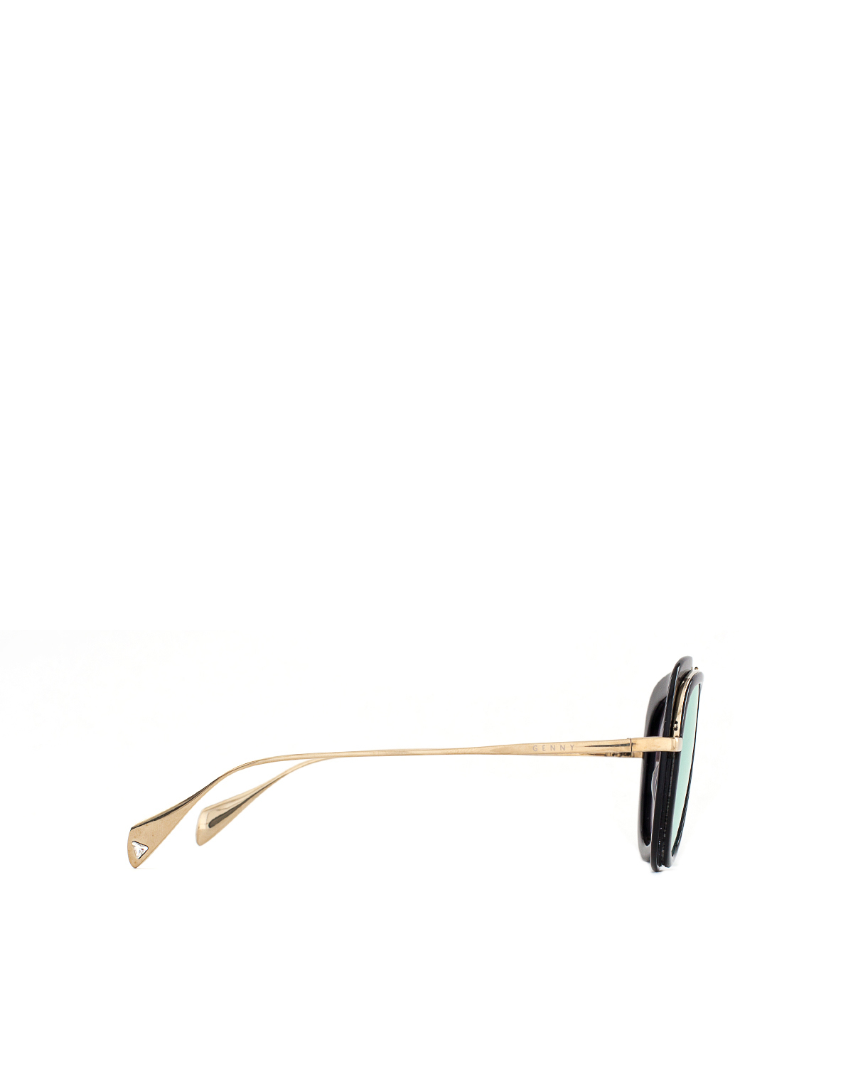 Black aviator sunglasses with mirrored lenses | Sunglasses, Ricercabili | Genny