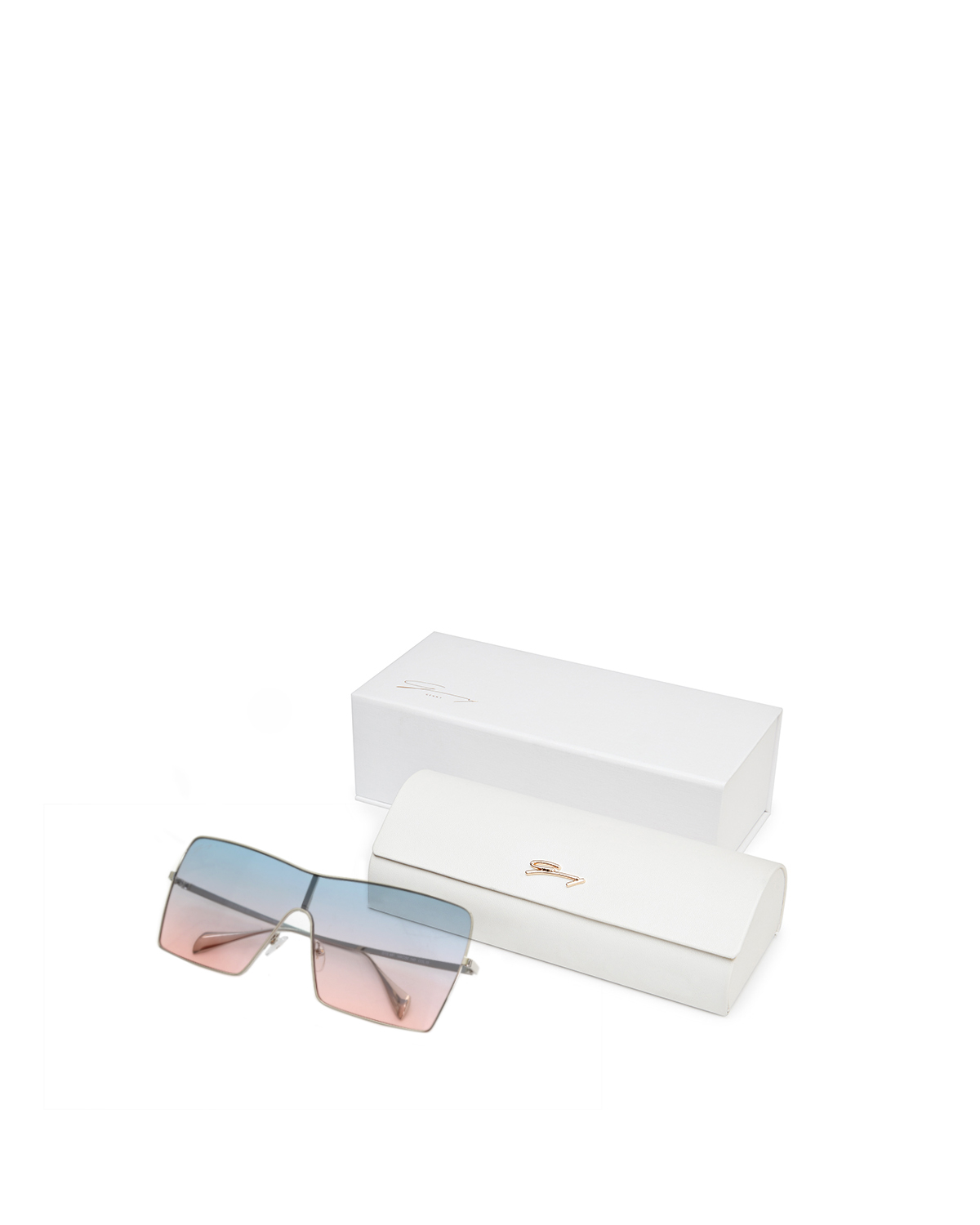 Metal square gradient sunglasses | Sunglasses, Ricercabili | Genny