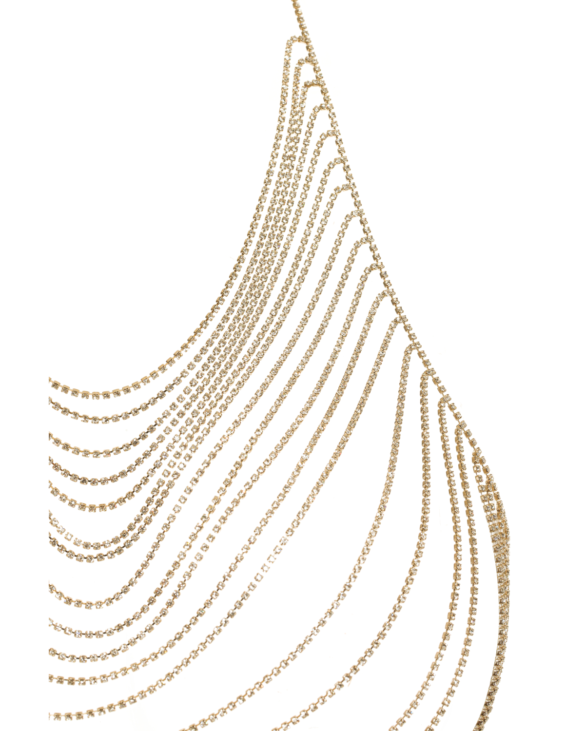 Rhinestone body chain | hide_category, Jewelry, Accessories | Genny