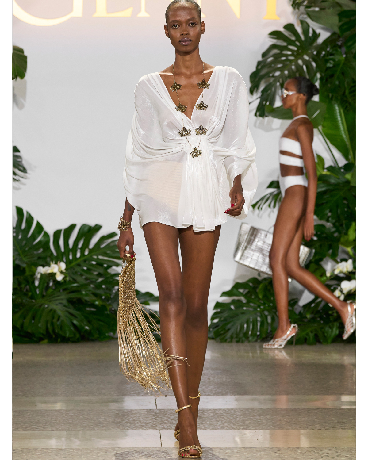 Draped top with raglan sleeves | | Genny