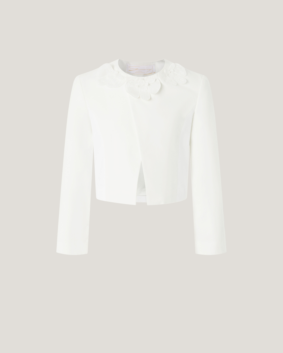 Jacket with orchid embroidery | Genny Princess, Highlights | Genny