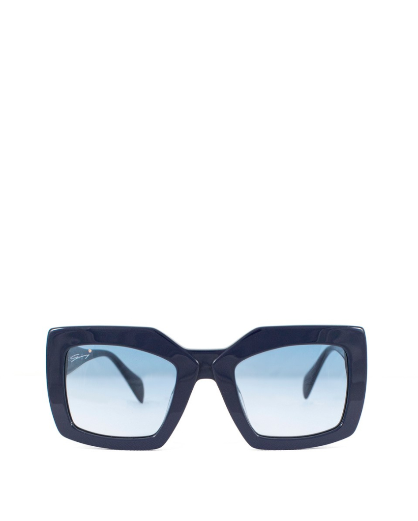 Square blue sunglasses