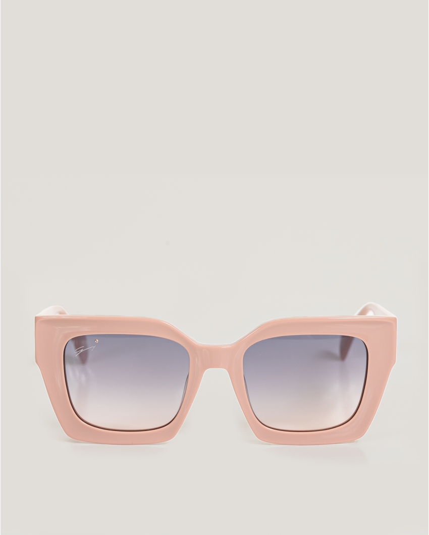 Pink square sunglasses