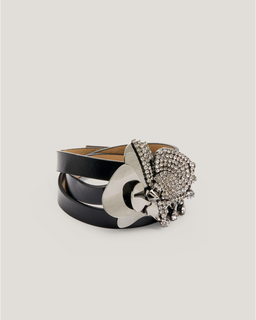 Moonlight Orchid bracelet with strap