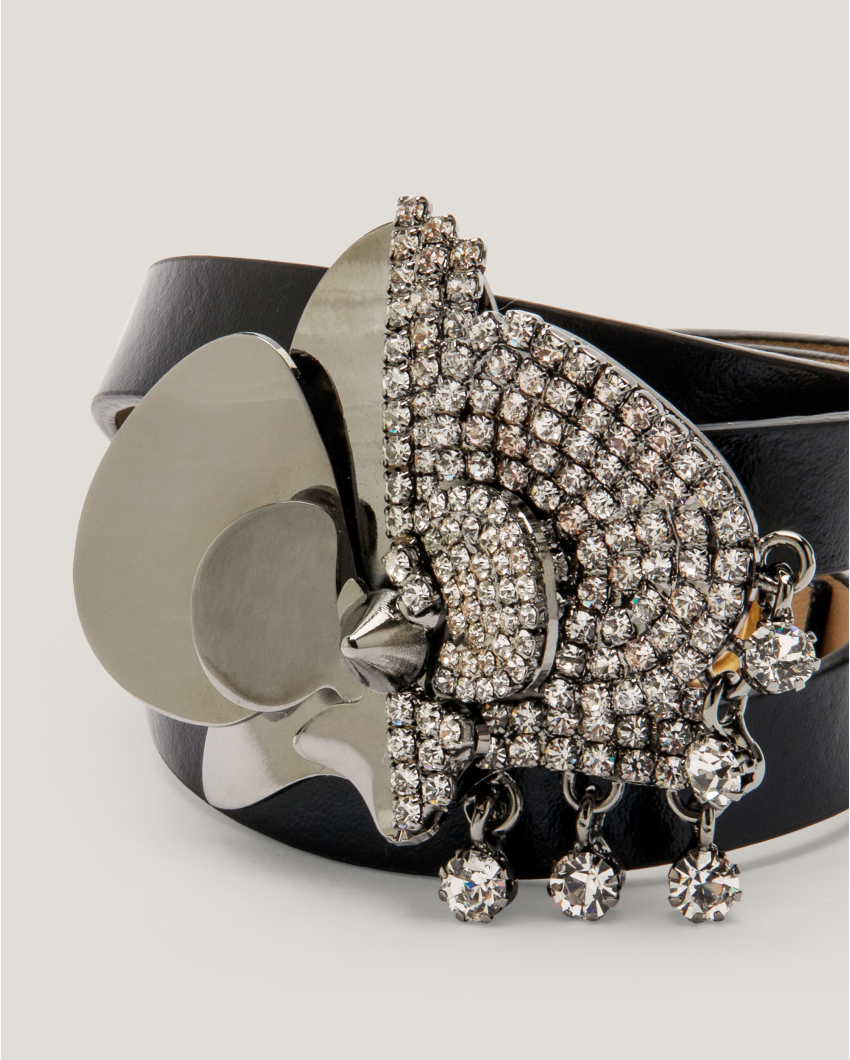 Moonlight Orchid bracelet with strap