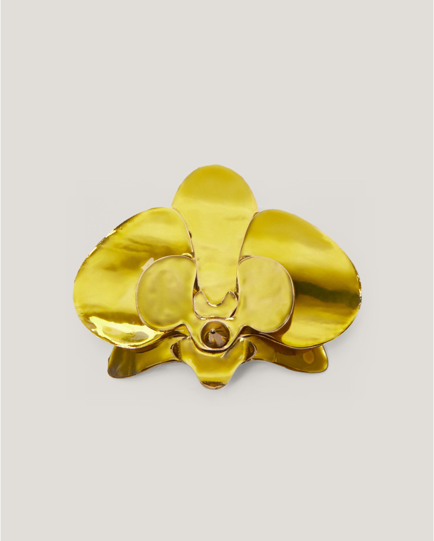 Orchid brooch