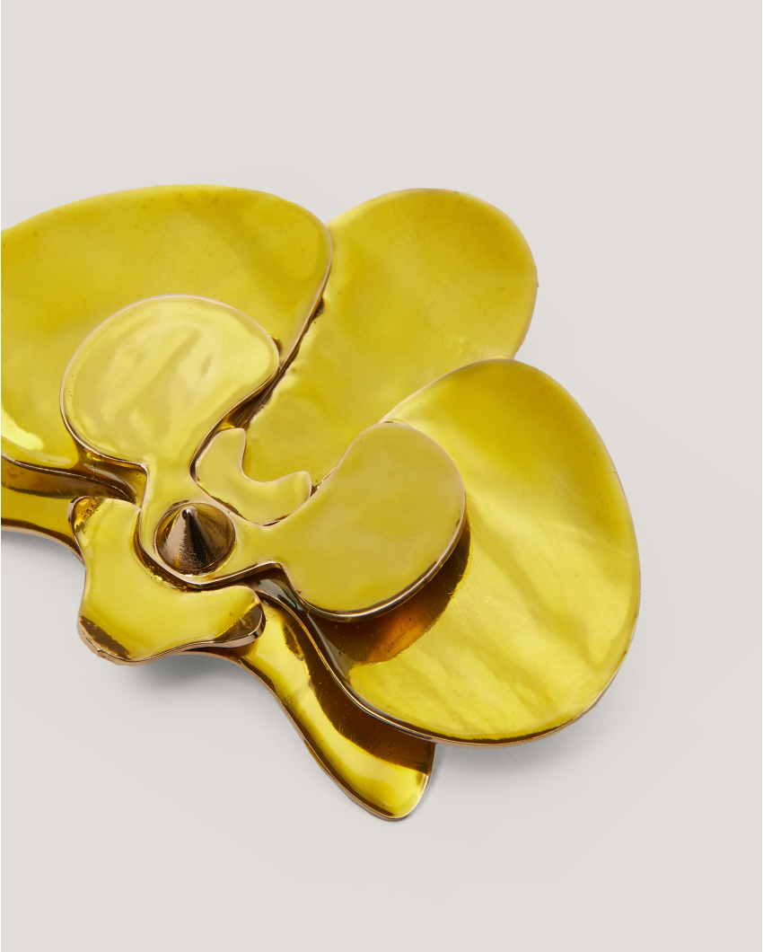 Orchid brooch