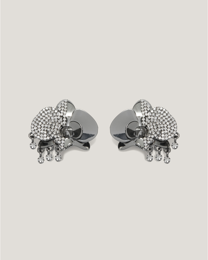 Moonlight Orchid earrings