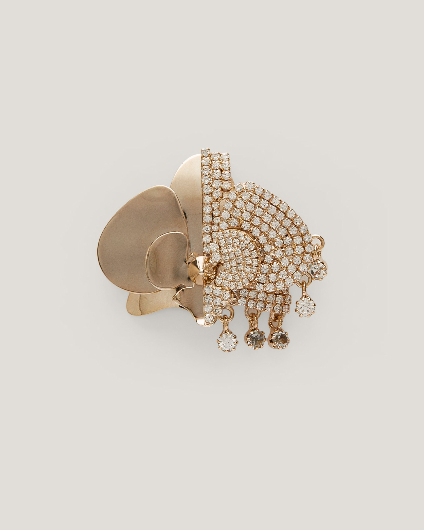Moonlight Orchid brooch