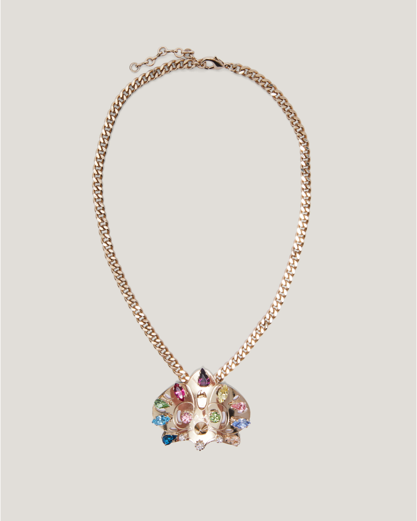 Multicolor Star Orchid necklace