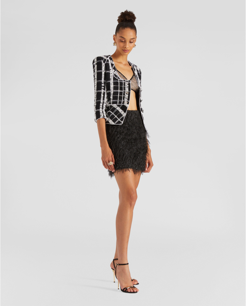 Rhinestone mesh top