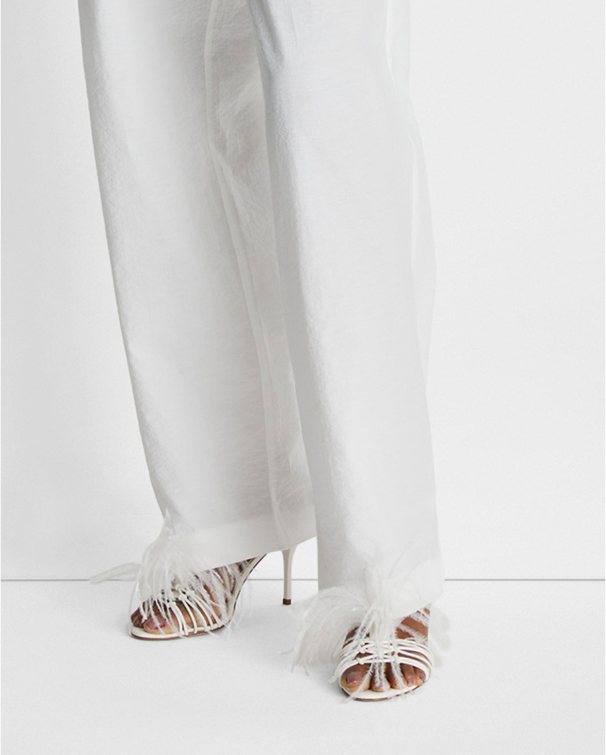Feathered Sandal