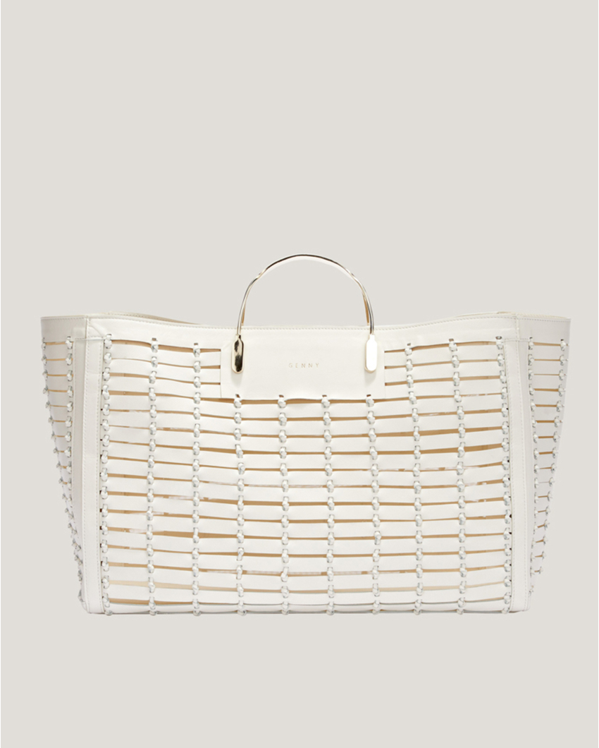 Nappa leather Genny tote bag
