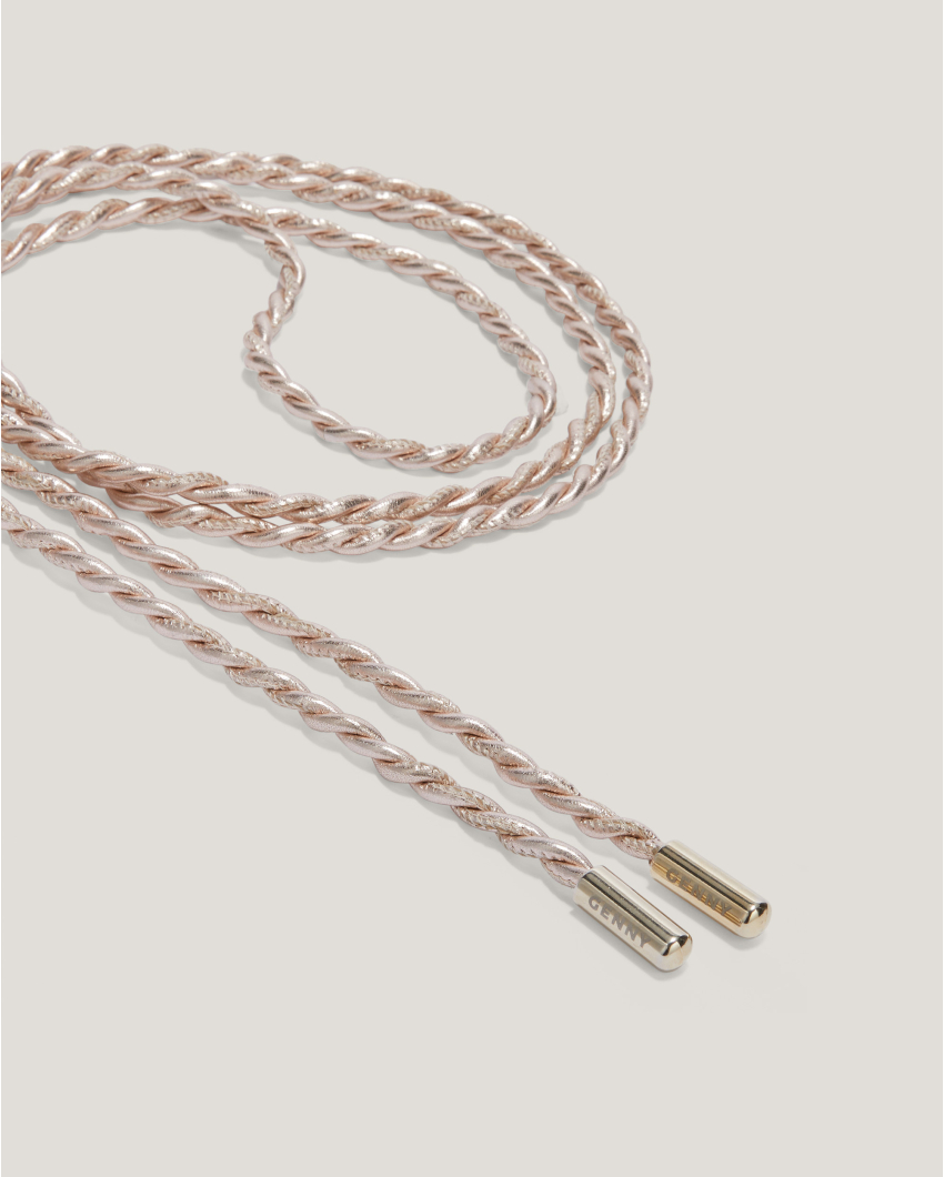 Laminated leather belt