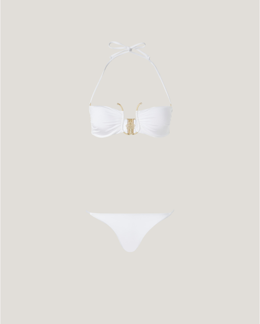 Bikini with orchid jewel