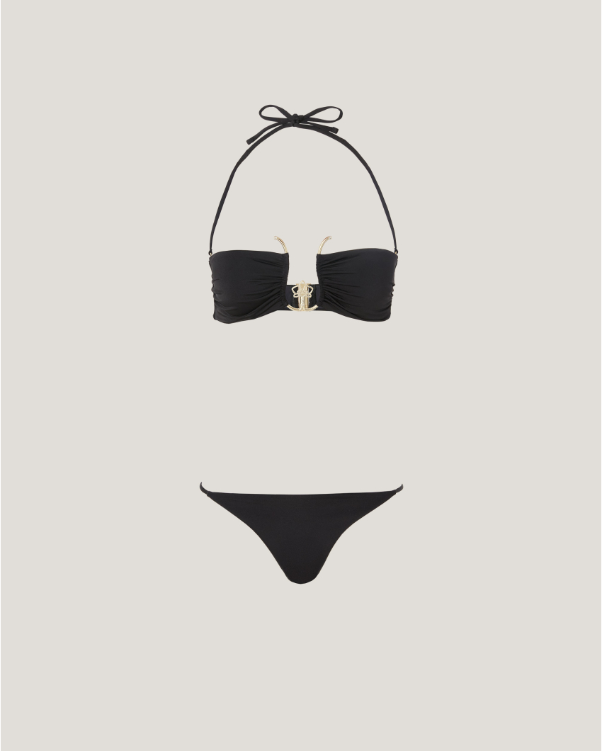 Bikini with orchid jewel