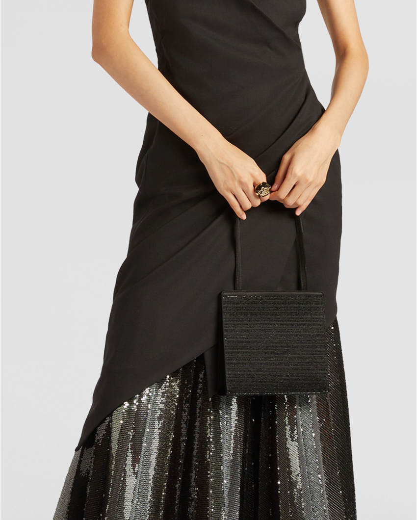 Silk So Chick bag with rhinestones