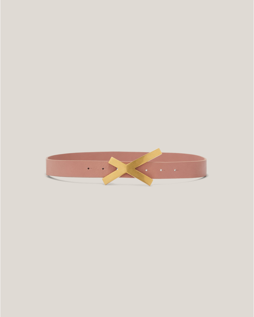 X leather belt