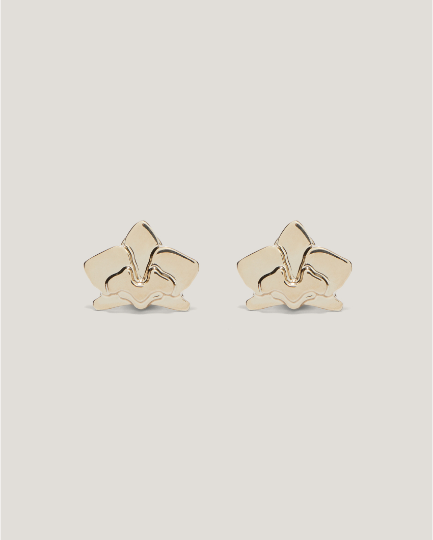 Orchid earrings