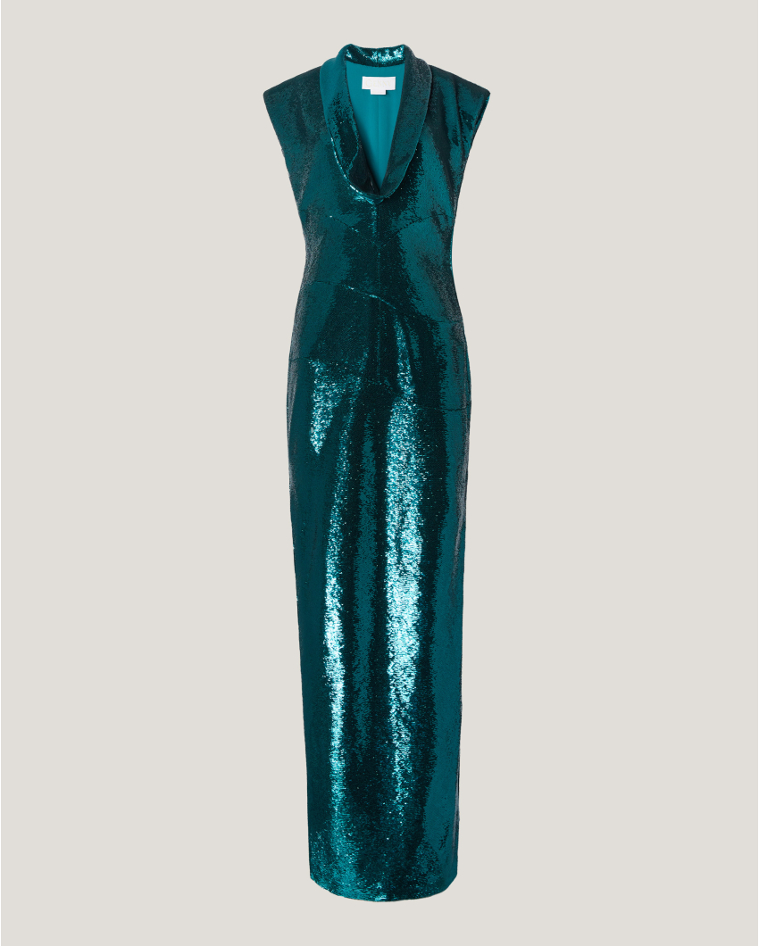 Long sequin gown