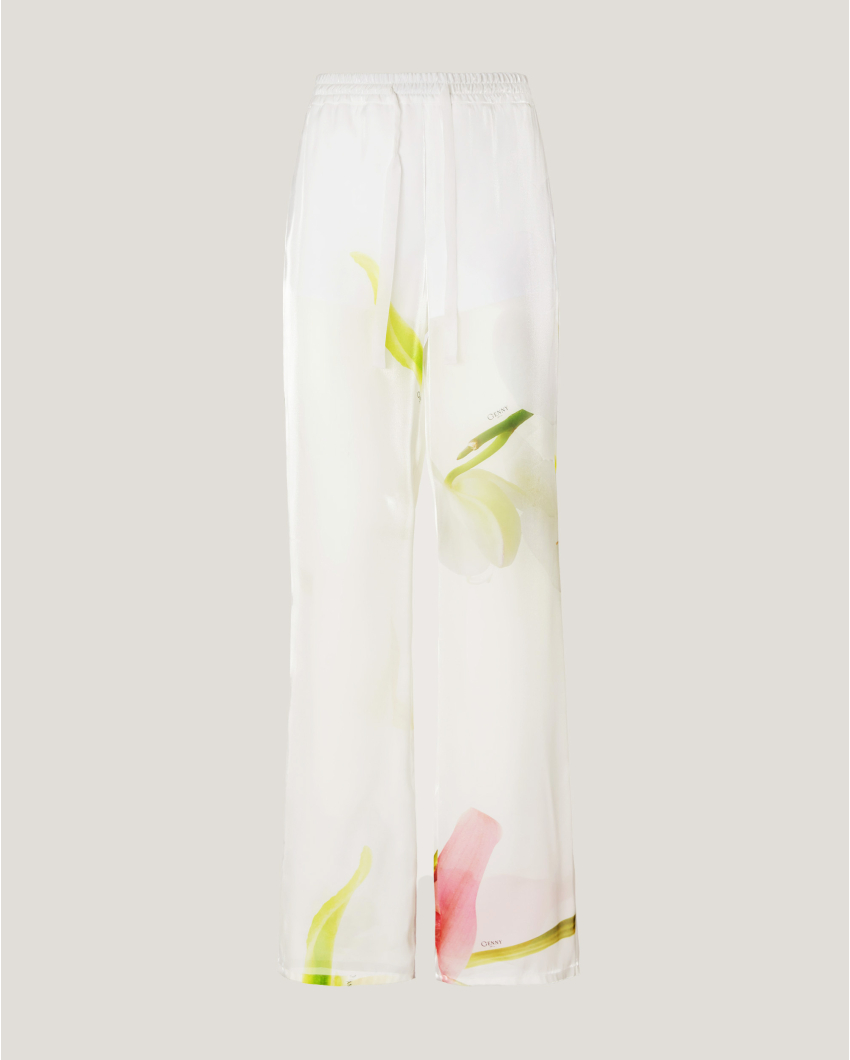 Drawstring palazzo pants
