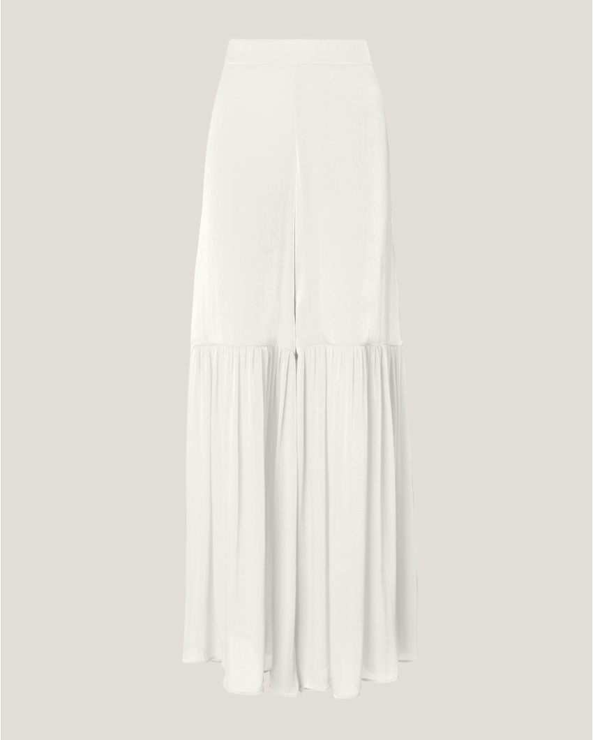 Wide ruched pants