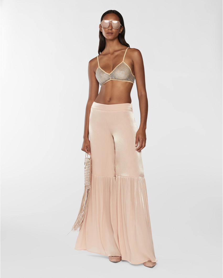 Top with gradient Blockchain rhinestones