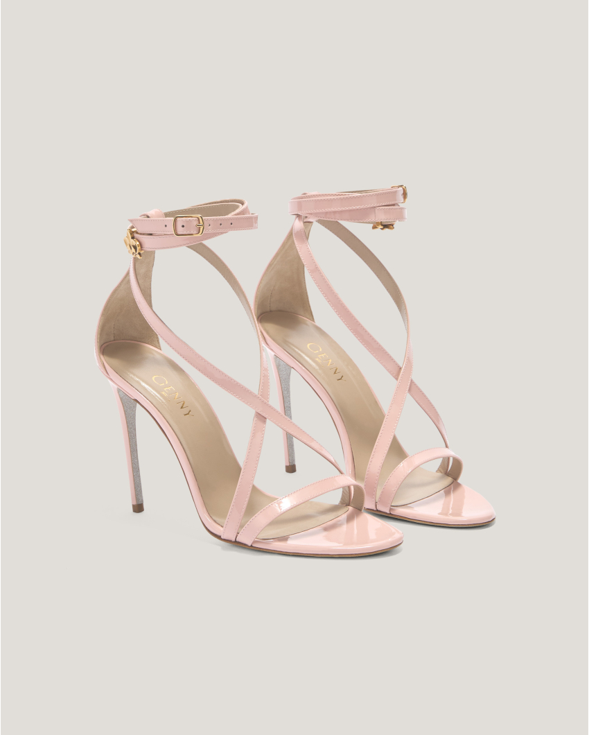 Cross-strap sandals