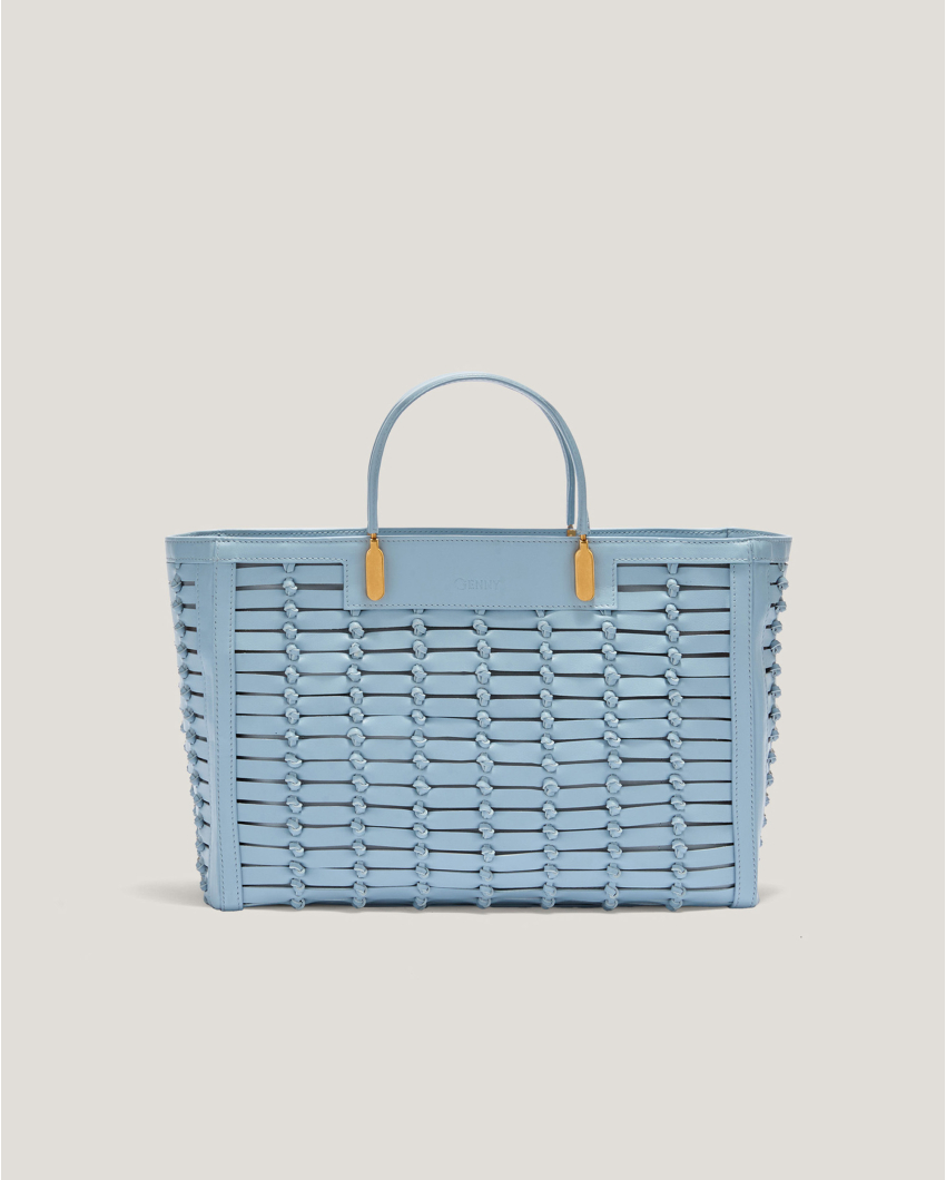 Medium leather Genny tote bag