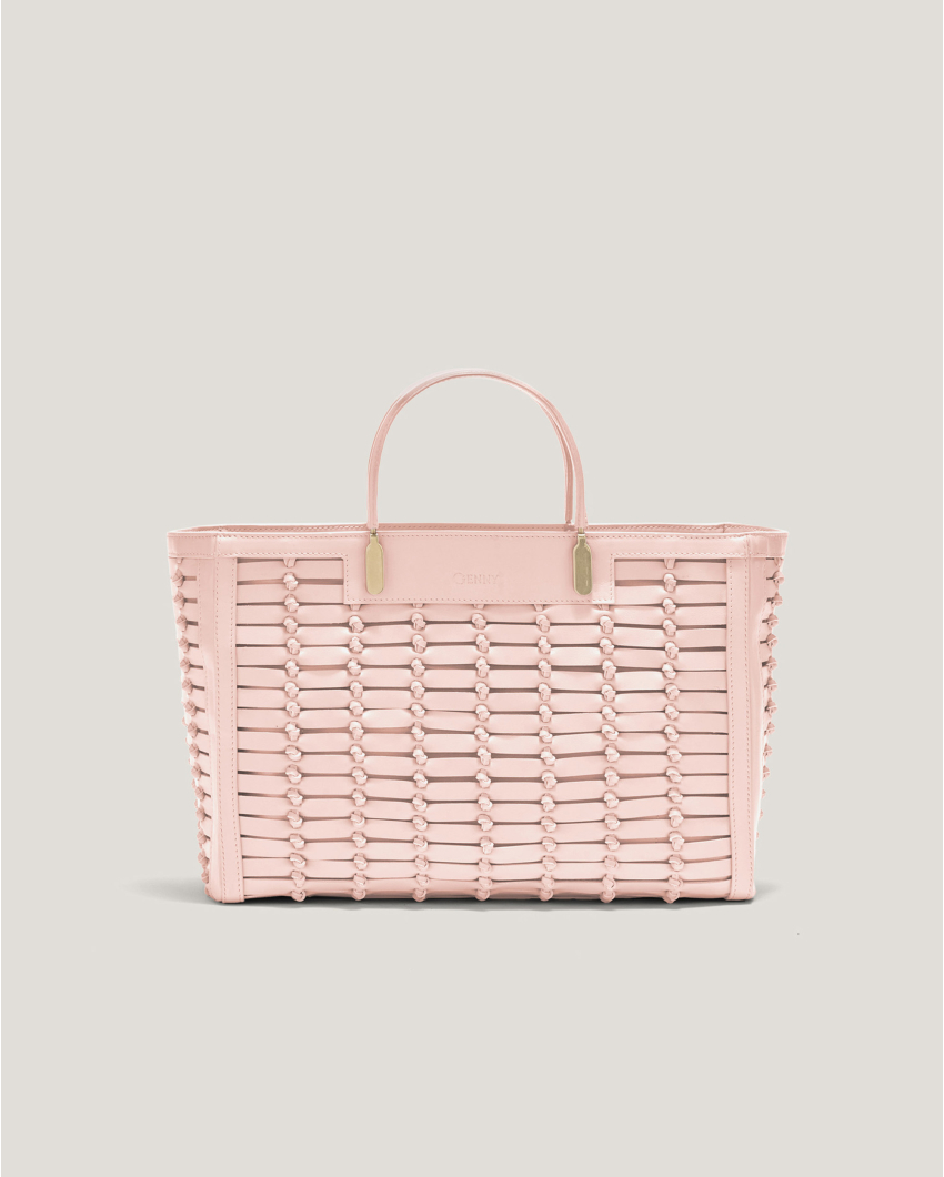 Medium leather Genny tote bag