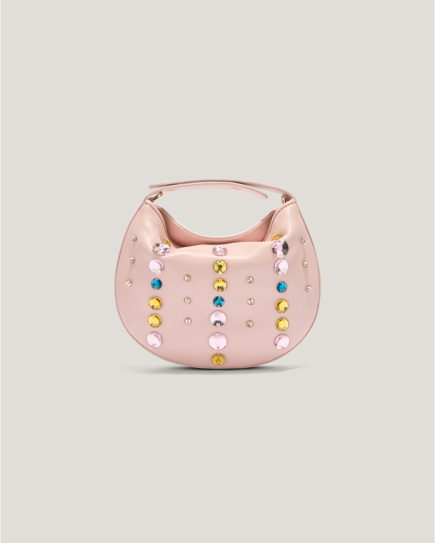 Mini Fortune Bag with multicolor crystals