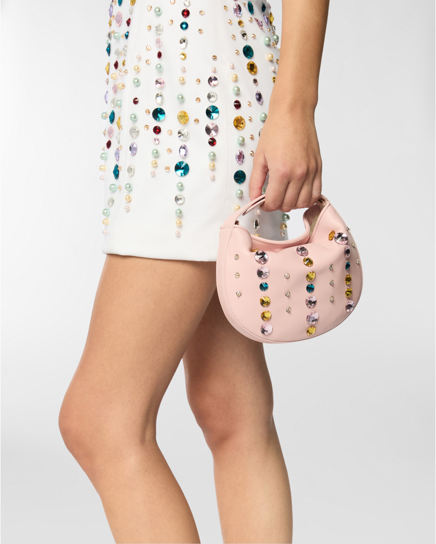 Mini Fortune Bag with multicolor crystals
