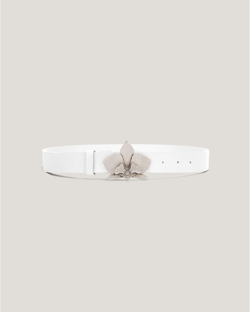 Belt with floral detail