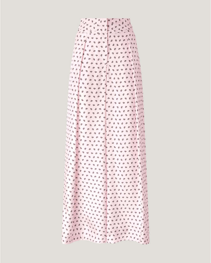 Micro Orchids silk pants
