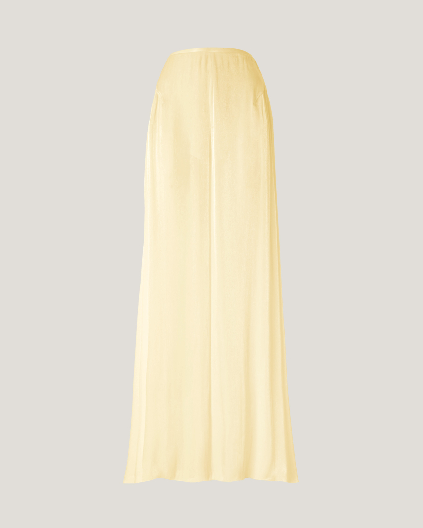 Wide-leg trousers with gathered detail