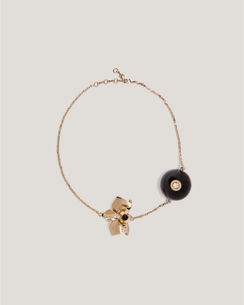 Genny necklace with spherical pendant