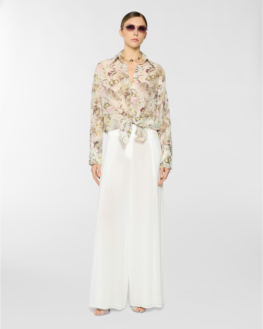 Jungle Orchids blouse