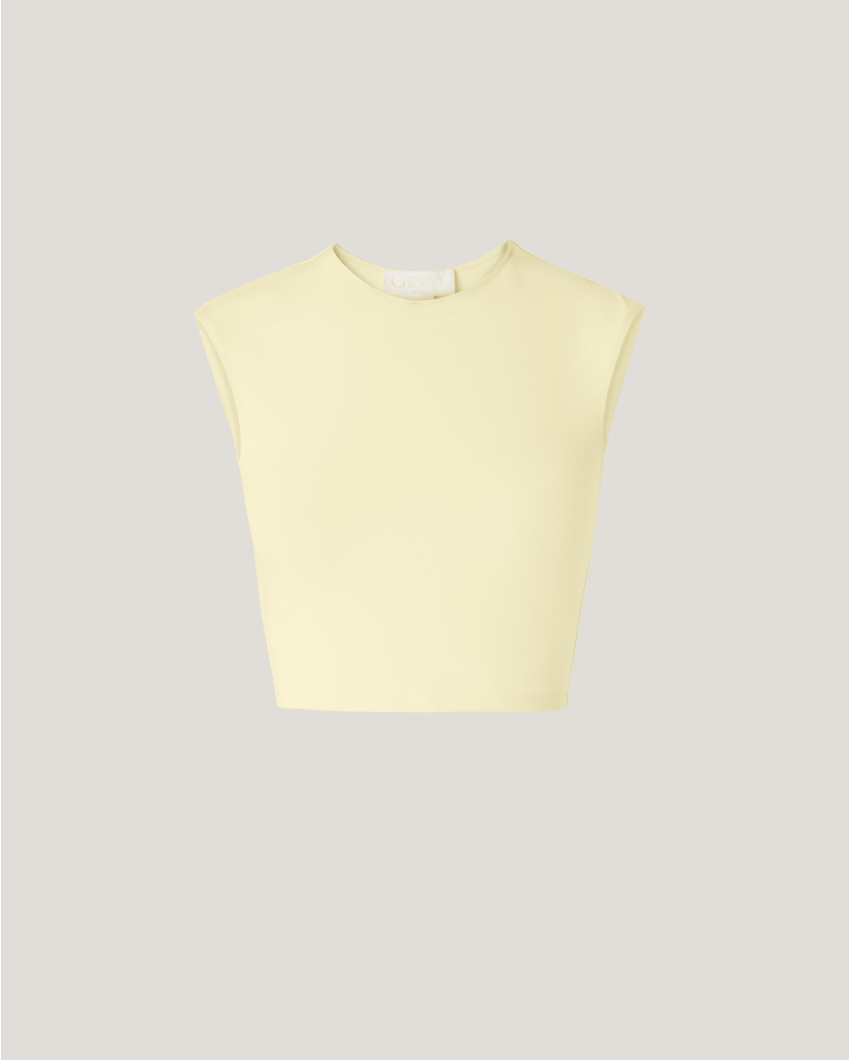Sleeveless crop top