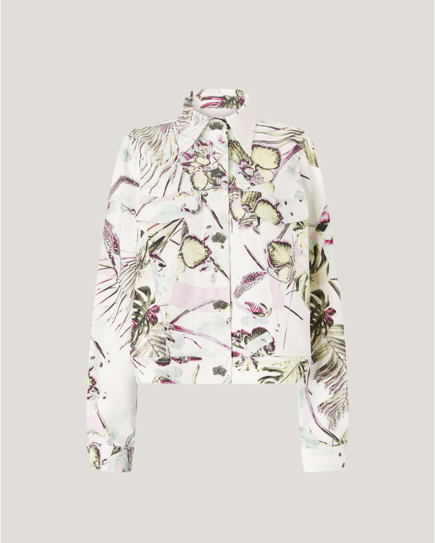 Jungle Orchids cotton drill jacket
