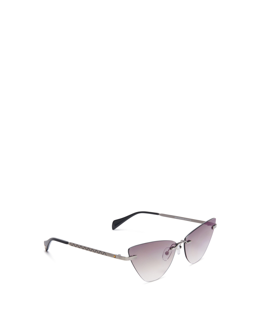 Silver cat-eye sunglasses