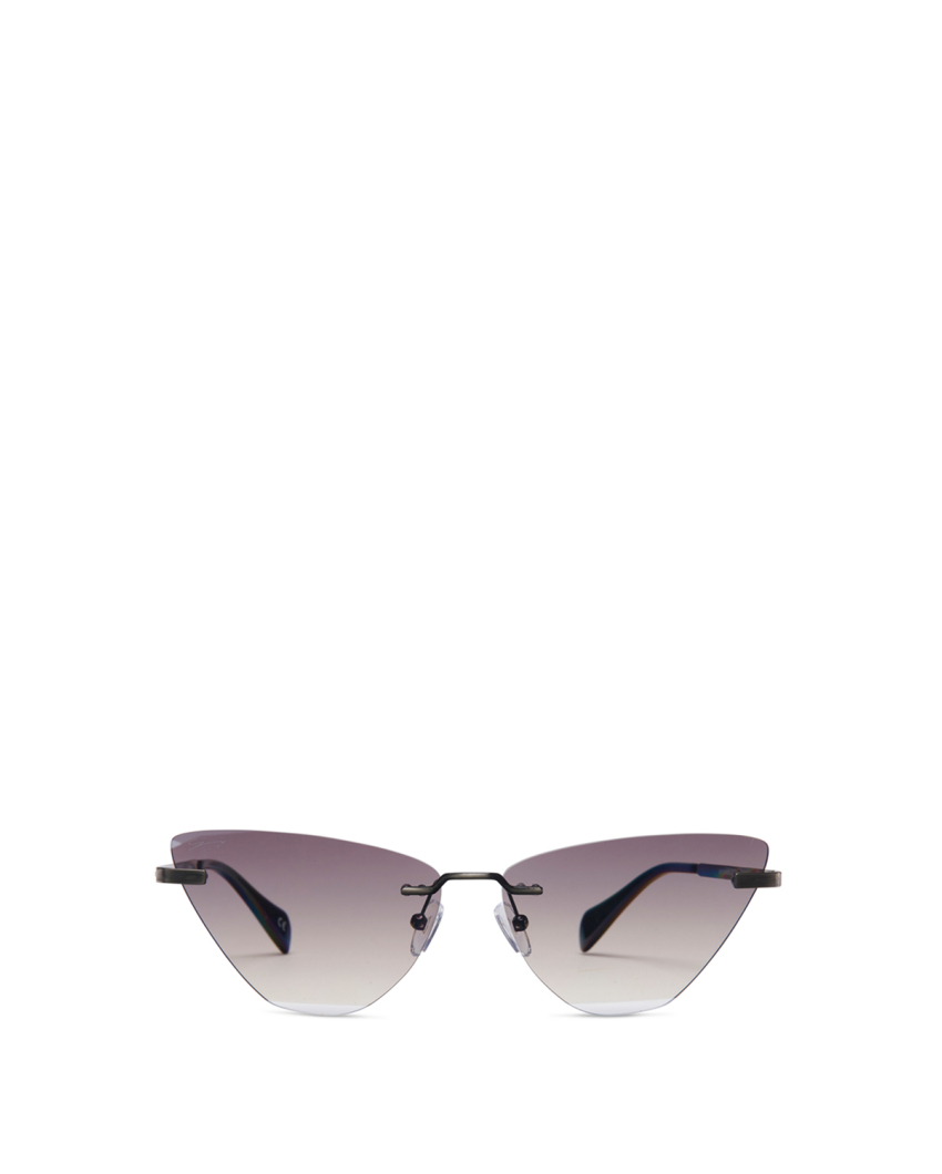 Silver cat-eye sunglasses