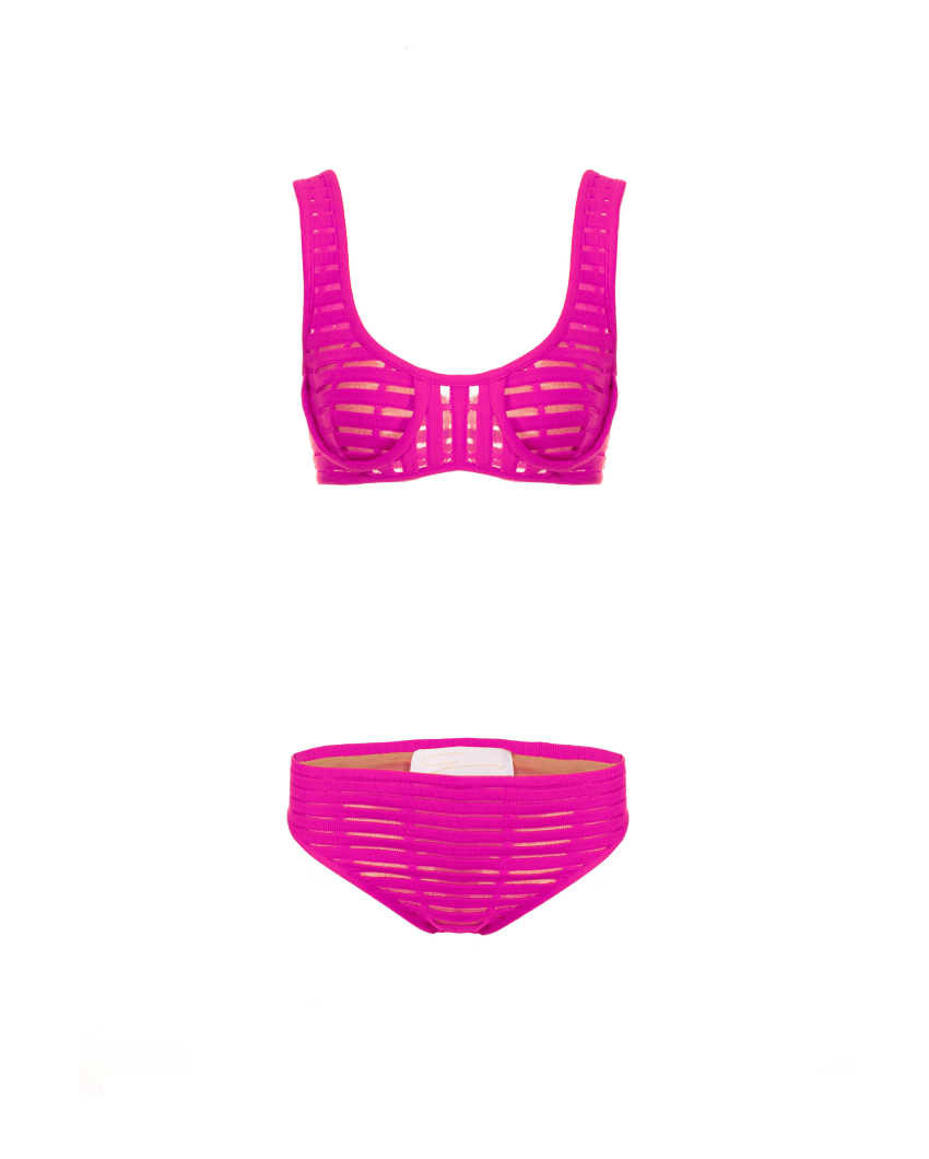 Fuchsia iconic bikini