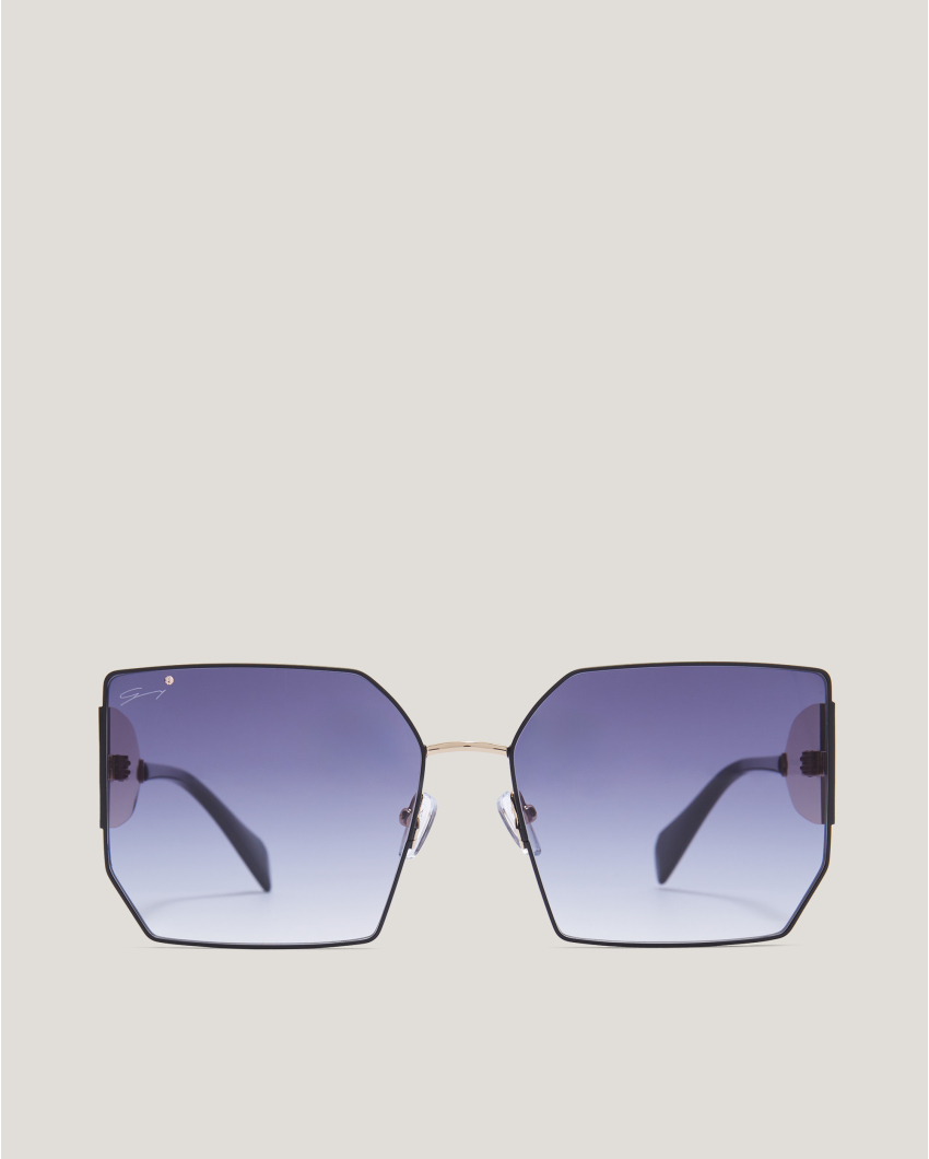 Square sunglasses with glitter