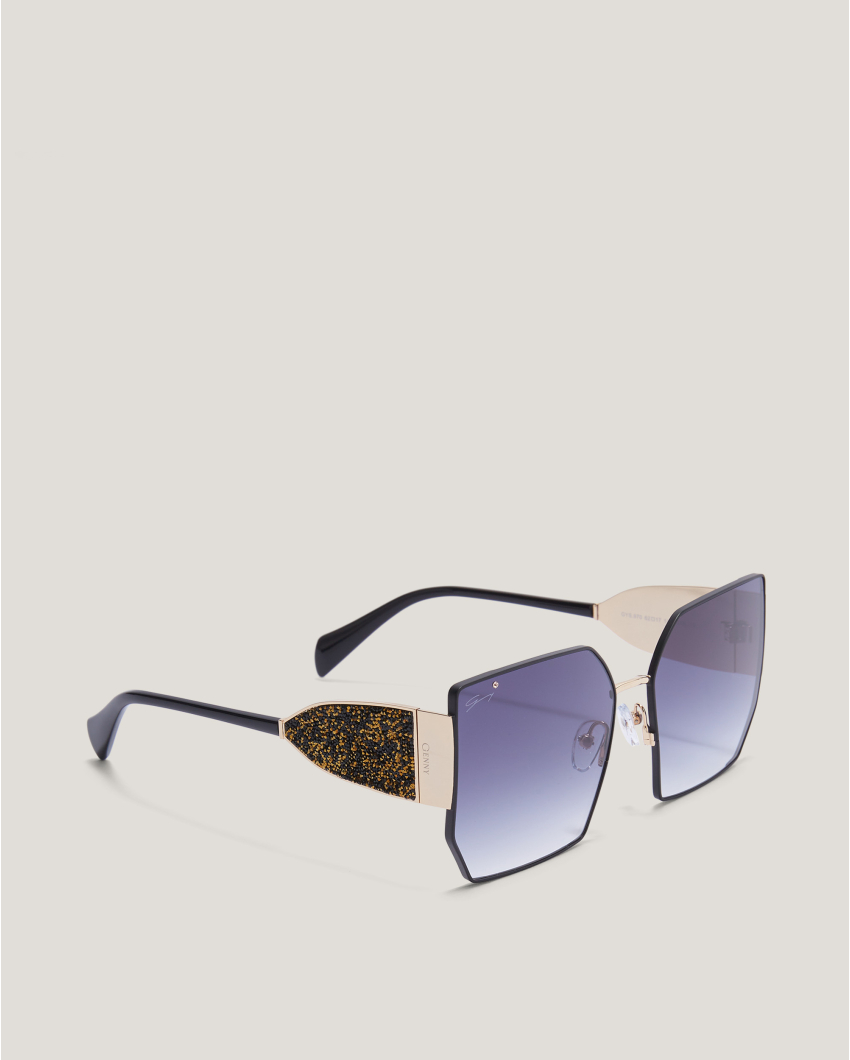Square sunglasses with glitter