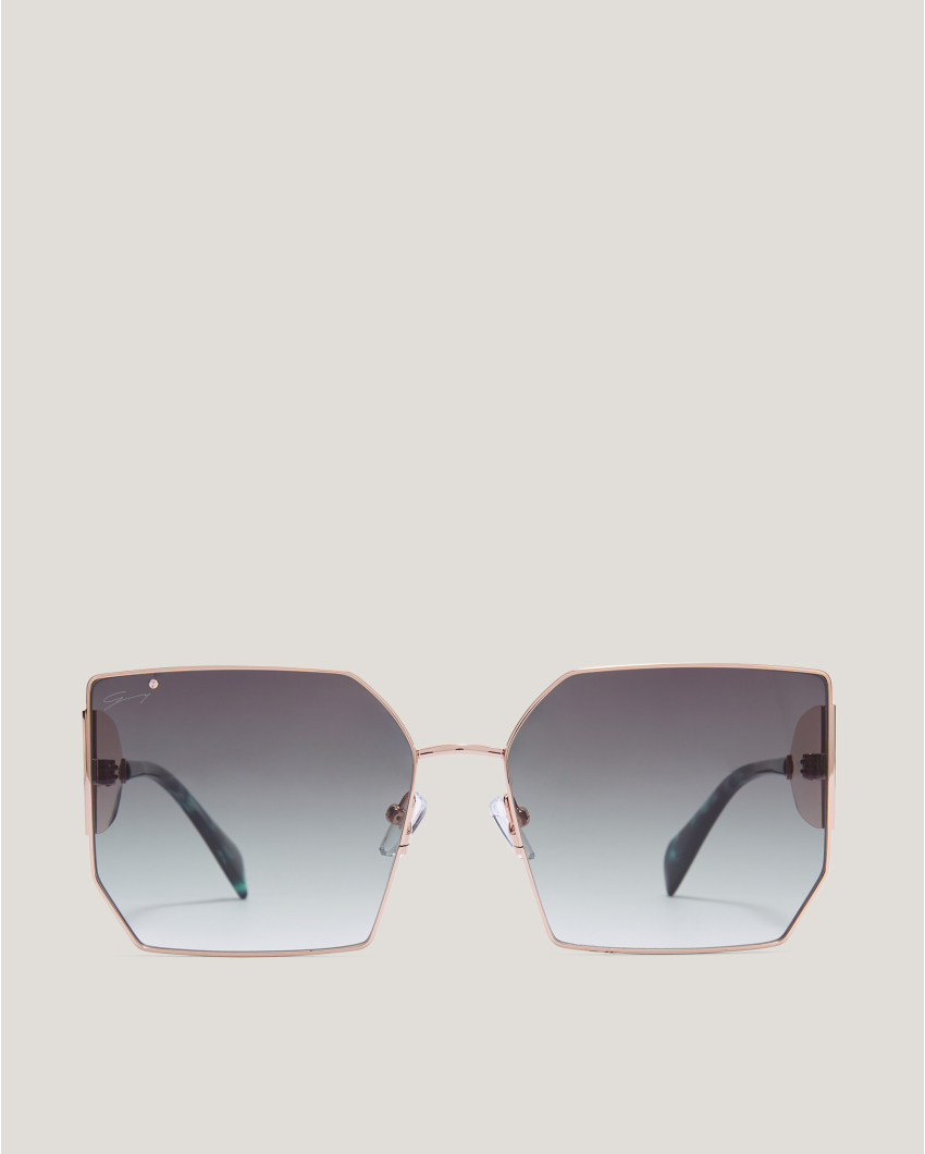 Square sunglasses with glitter