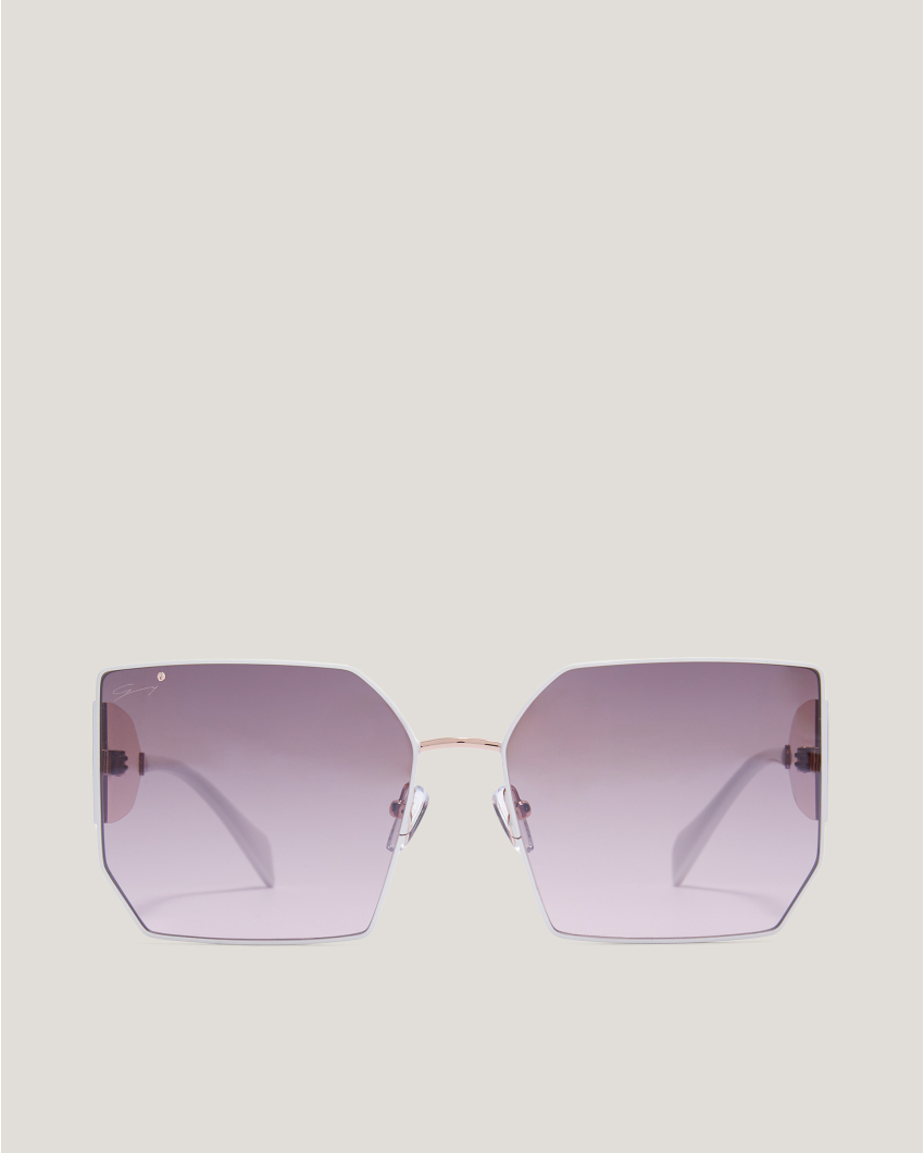 Square sunglasses with glitter