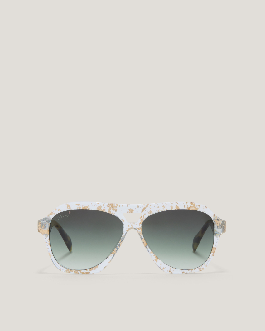 Transparent Sunglasses with Tortoiseshell Effect